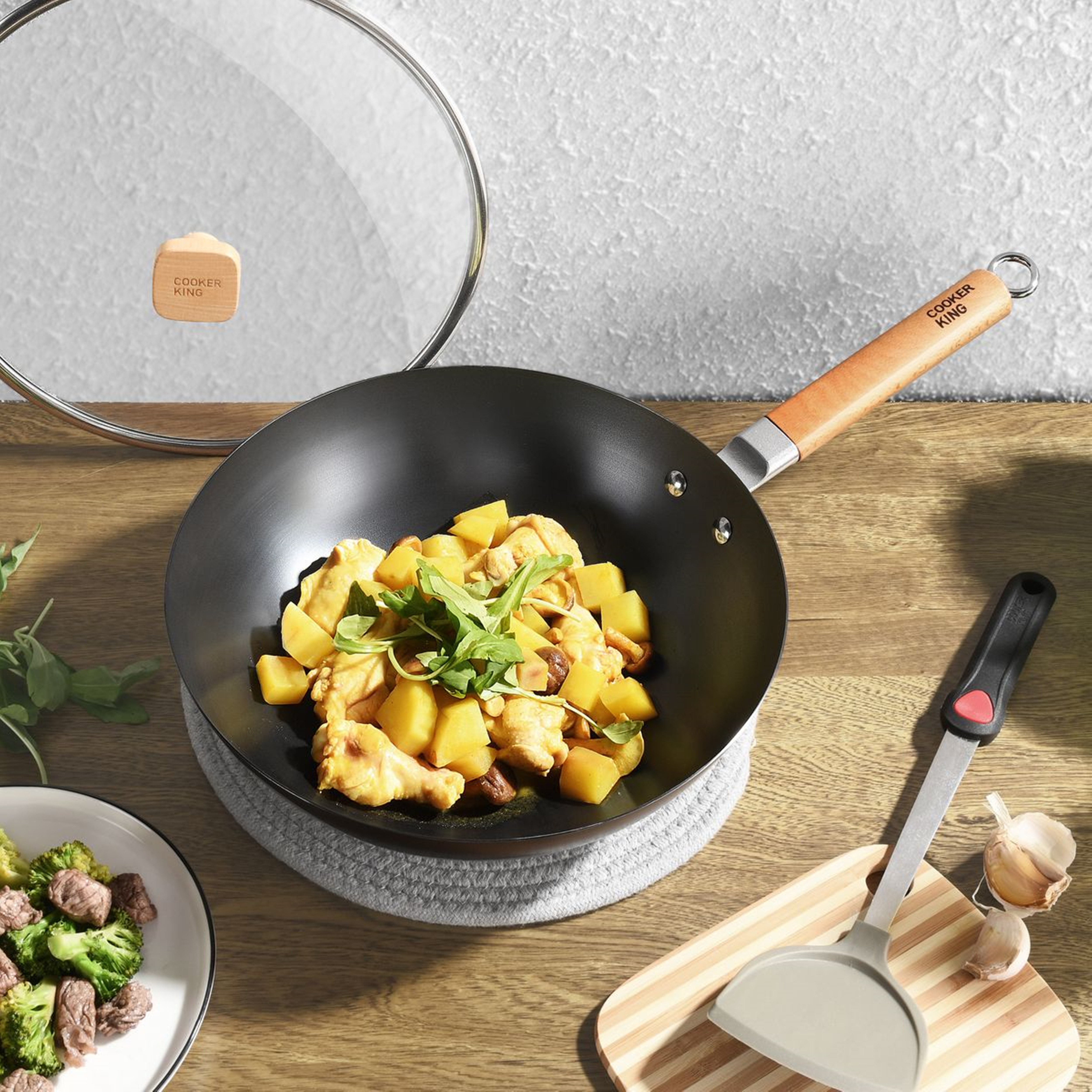 Image of food cooking